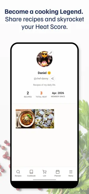 Heated: Recipes & Meal Plans screenshot 2