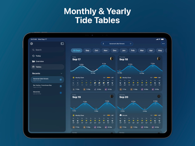 Tide Guide: Charts & Tables Screenshot
