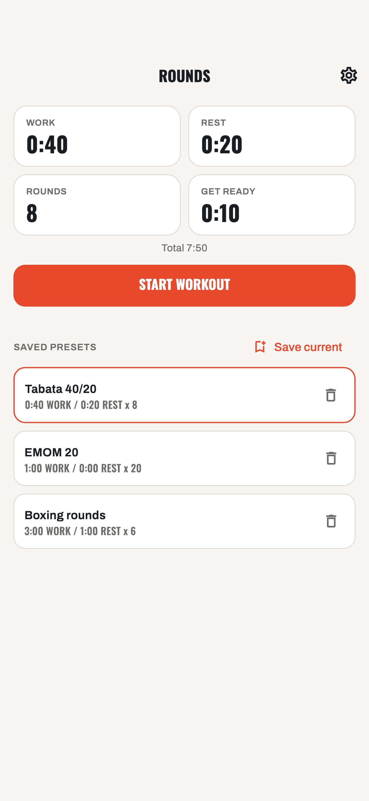 Screenshot 2 of Rounds: HIIT Timer
