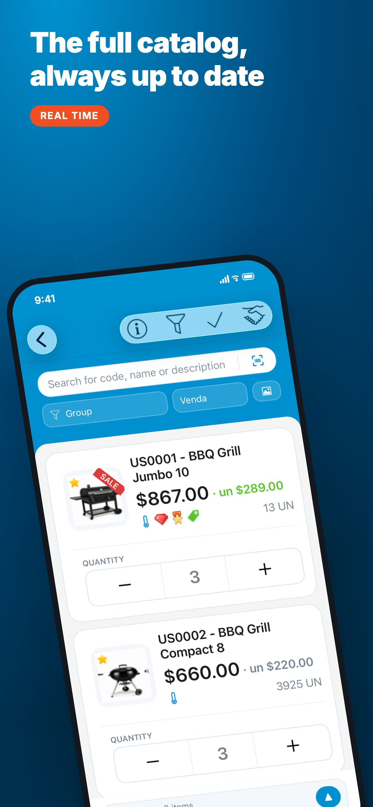 Pappsales screenshot 2