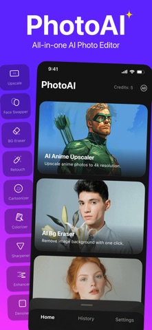 PhotoAI - AI Photo Enhancer iPhone screenshot