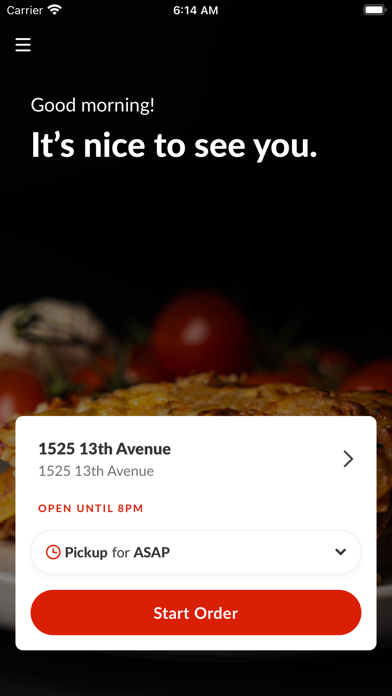 App screenshot