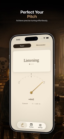 PitchLab: Tuner & Metronome iPhone screenshot