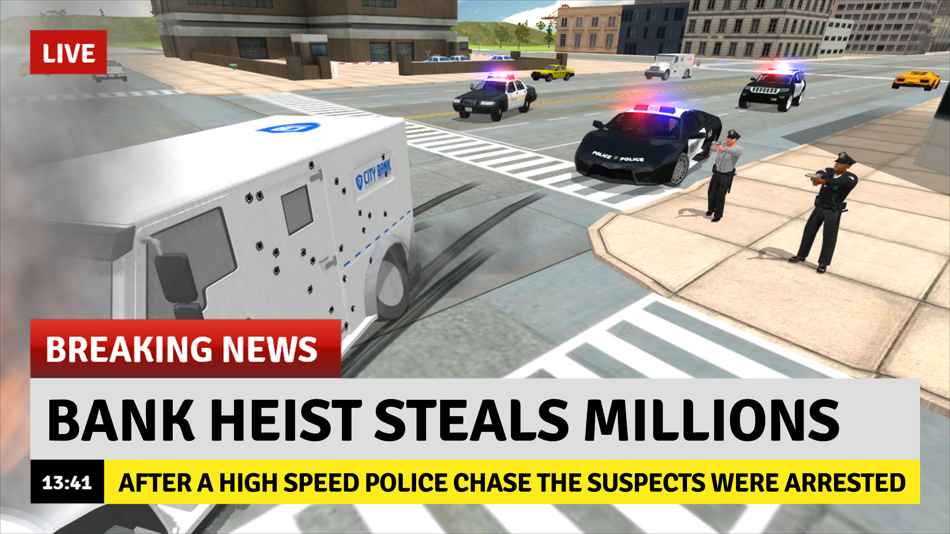 #7. Police Simulator Cop Car Duty (iOS) Bởi: freeonlinegames.com