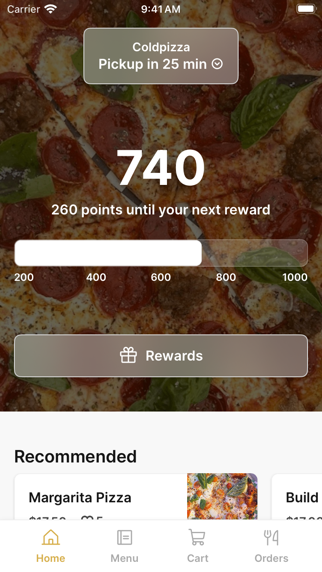 Coldpizza iPhone screenshot 1 - Food & Drink app