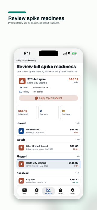 Utility Bill Check Folder Screenshot 3 of 5