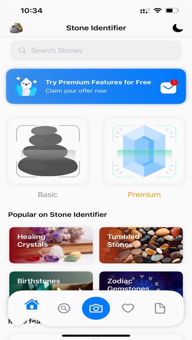 Stone Identifier: AI Scanner Screenshot