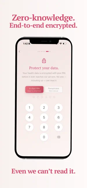 Pink Moon Period Tracker screenshot 2