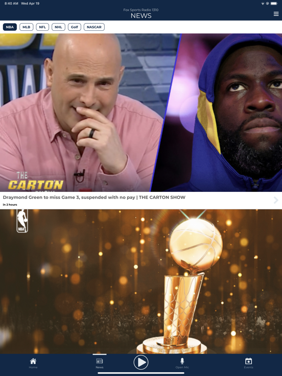 Screenshot #6 pour Fox Sports Radio 1310