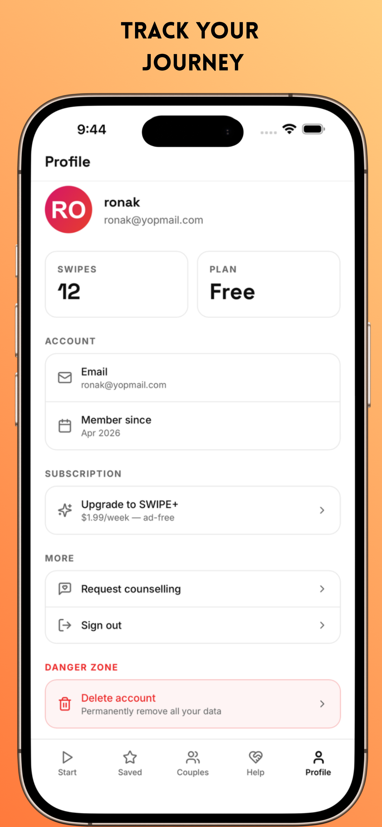 Swipe real conversations screenshot 3