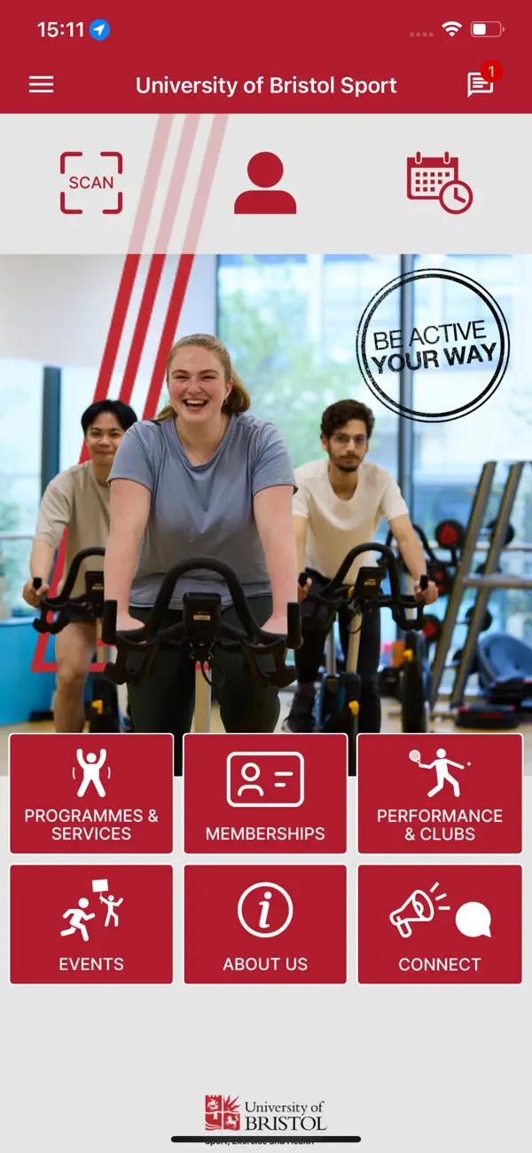 Screenshot #1 pour University of Bristol Sport