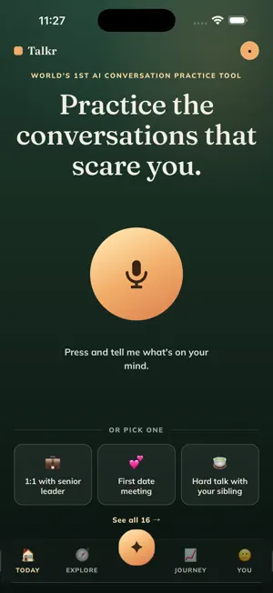 Talkr: Conversation Coach screenshot 2