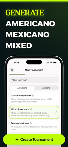 Padel Americano - PadelMake screenshot