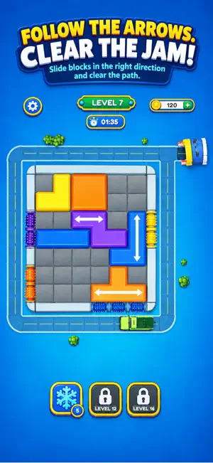 Crush Blocks: Car Escape screenshot 2