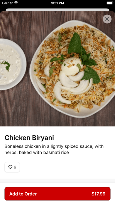 The Spice Delight Ohio iPhone screenshot 3 - Food & Drink app