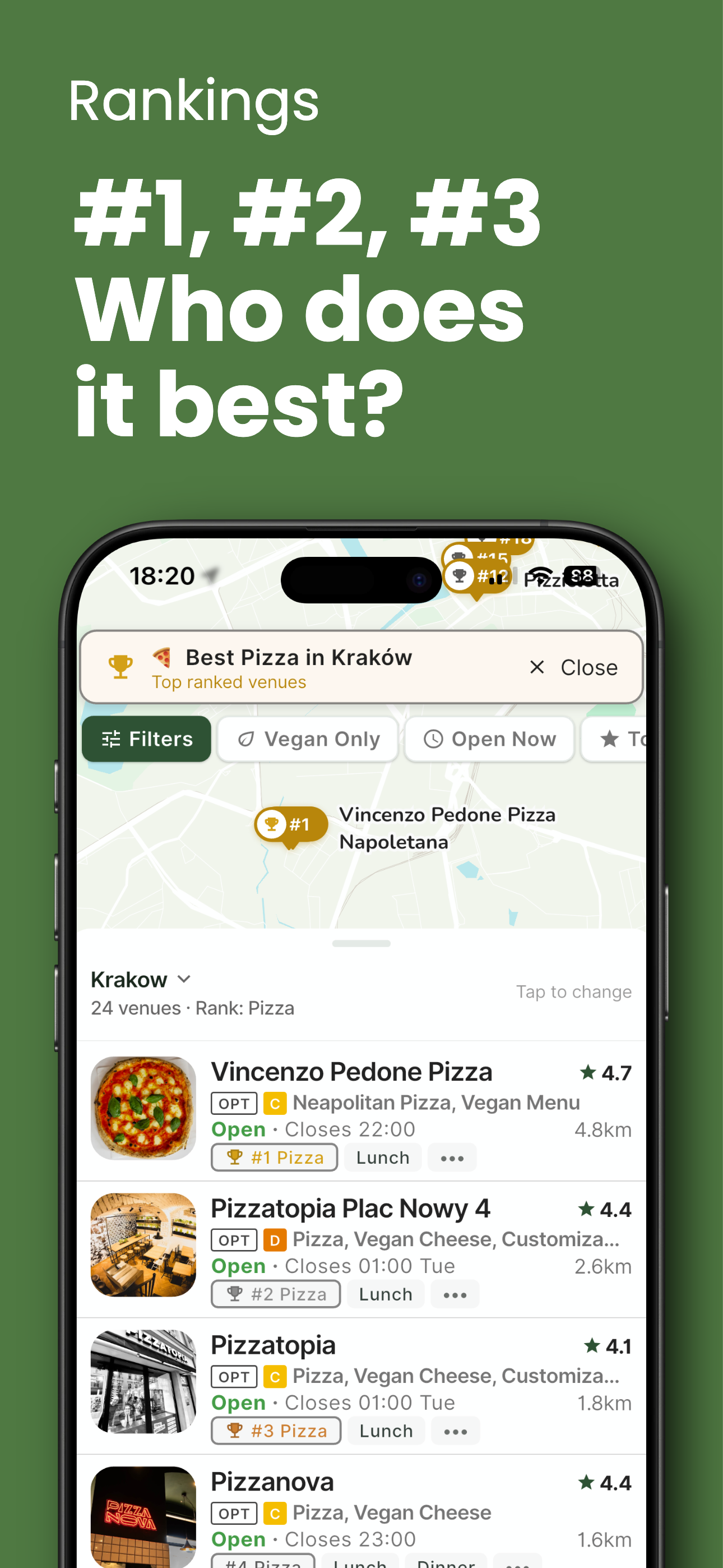 Spinach - Vegan Map & Guide