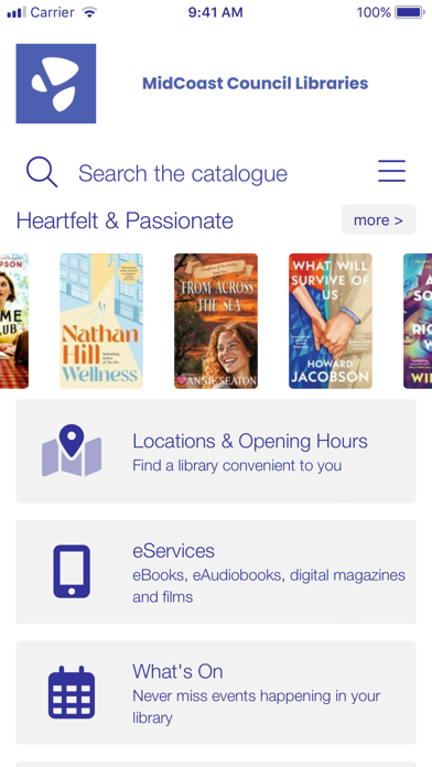 Screenshot #1 pour Midcoast Libraries App