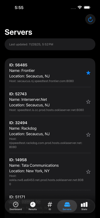 Speedtest Tracker App Screenshot 6 of 9