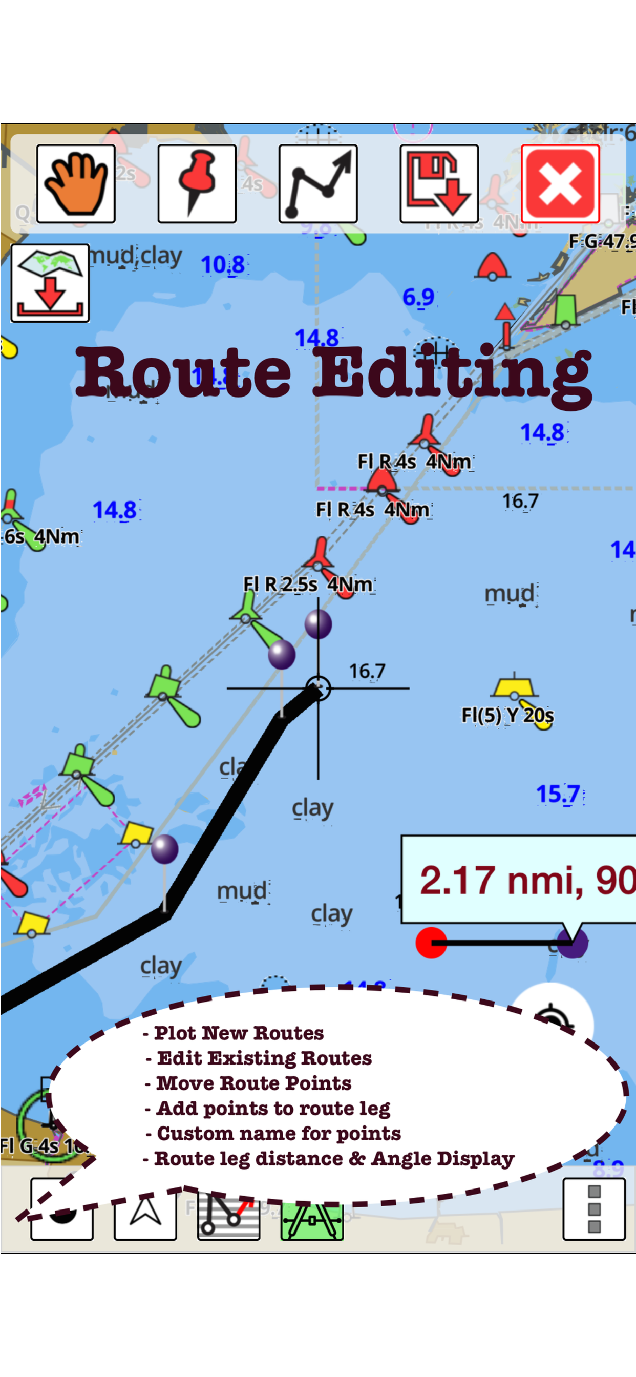 Marine Navigation-USA Lake Map