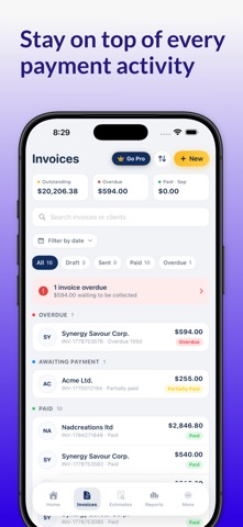 Invoice Generator - Invoicious screenshot