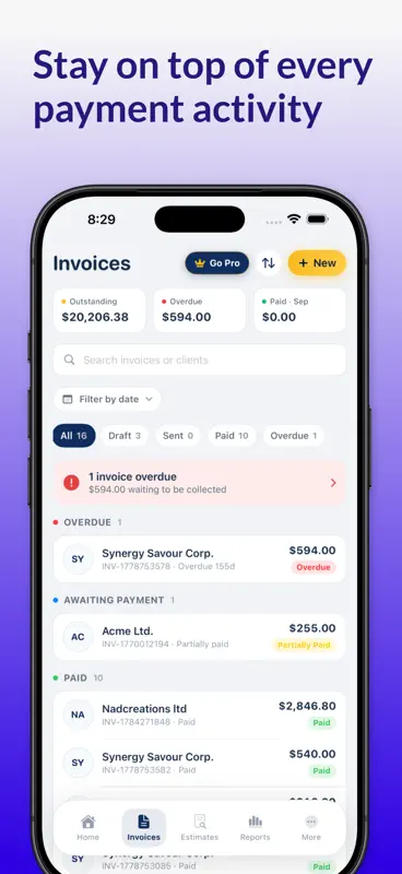 Invoice Generator - Invoicious screenshot 3 of 6