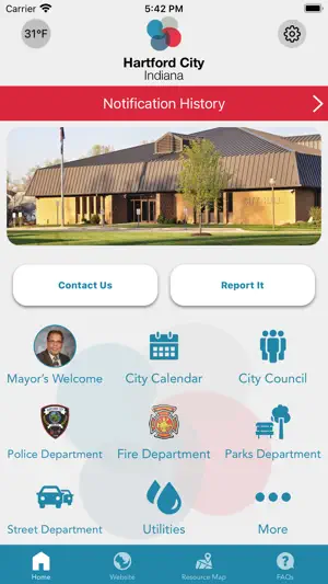 City of Hartford City IN screenshot 2