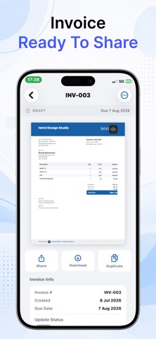 Invoice Maker Gig & Freelance Screenshot 7 of 9