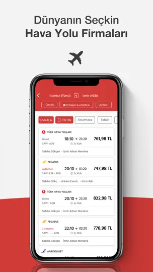 Obilet: Otel Uçak Otobüs Araç iPhone Ekran Görüntüsü 4