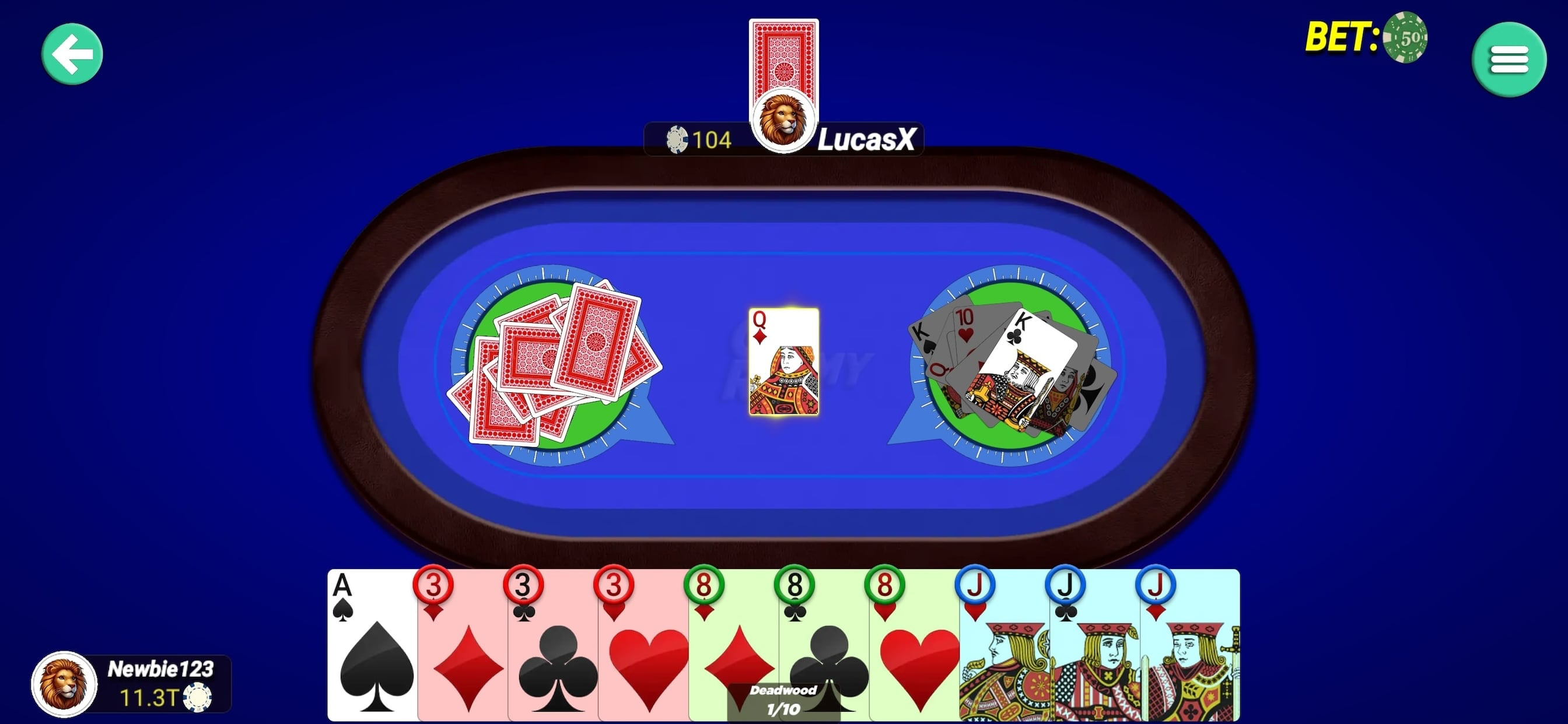 Gin Rummy - GinRummy ! screenshot 7
