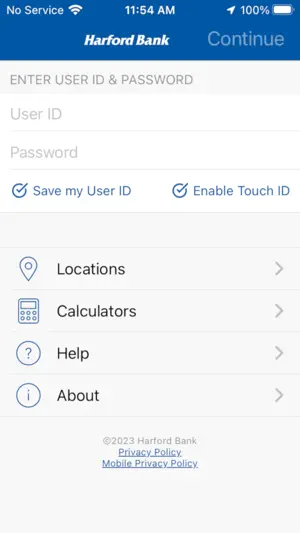 Harford Bank screenshot 1