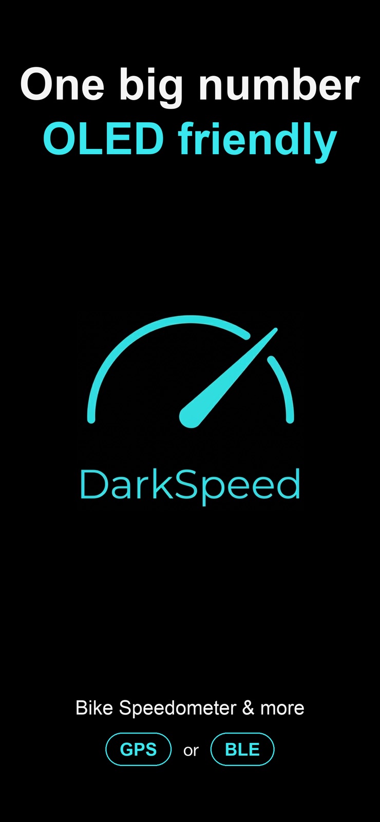 DarkSpeed: Bike Speedometer iphone screenshot 1