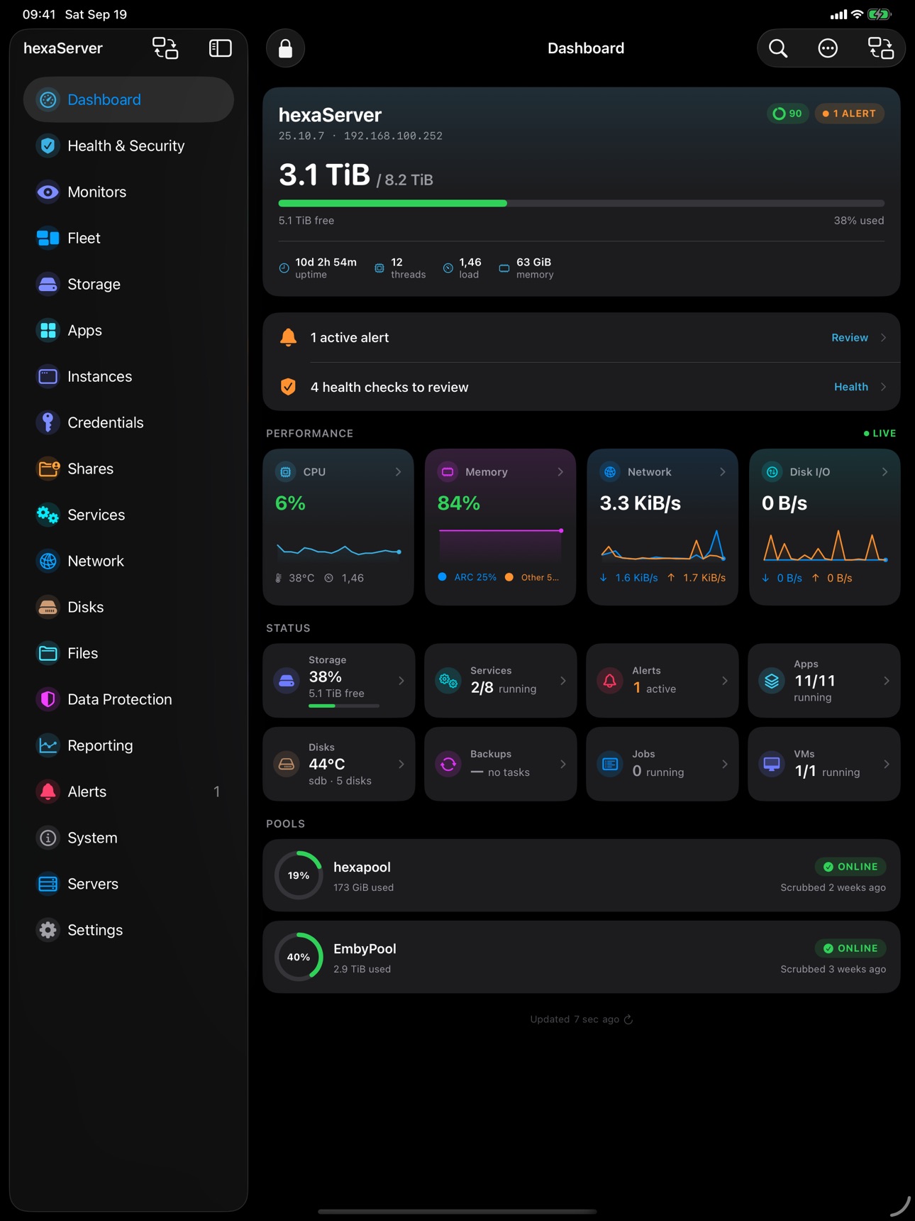Screenshot 6 of Bosun: NAS Control Panel