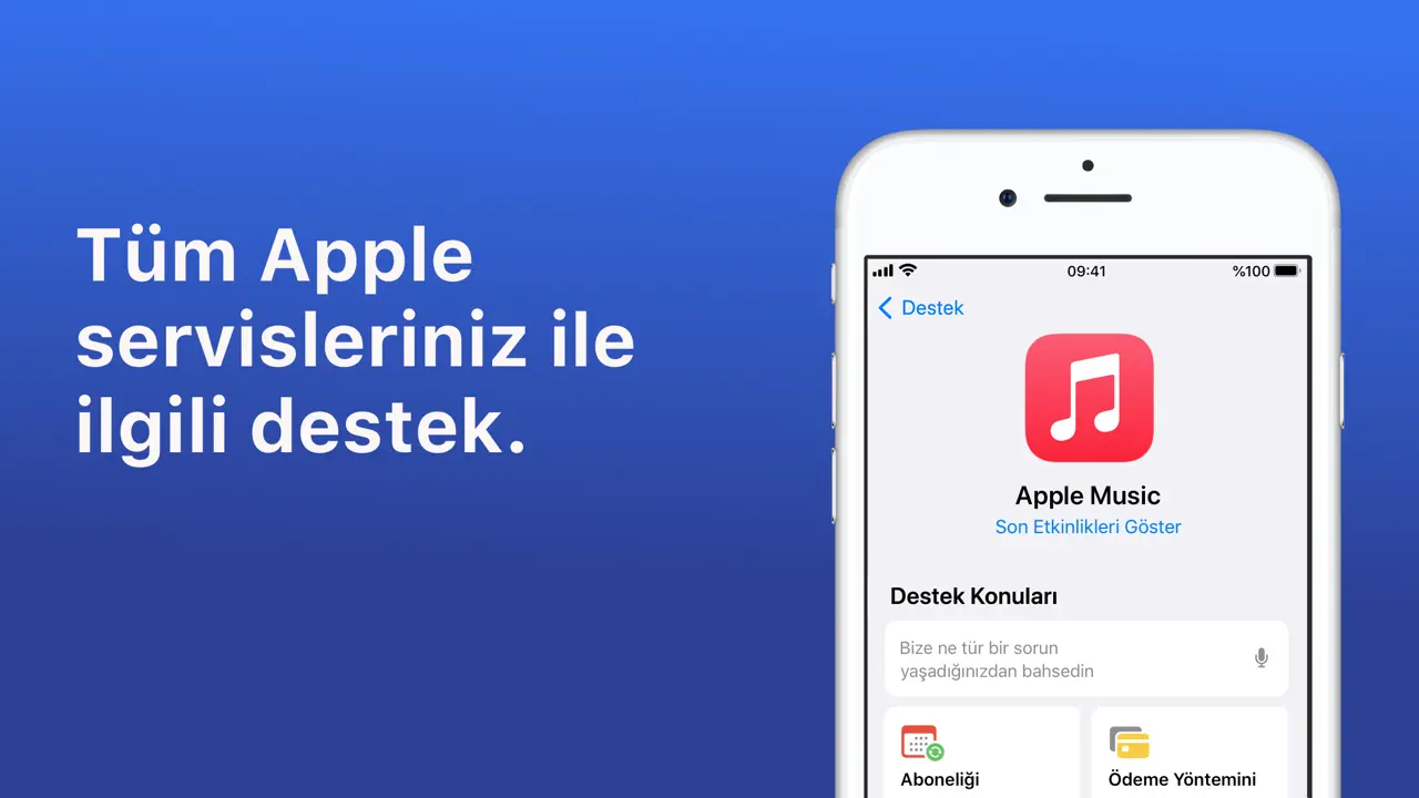 Apple Destek iPhone Ekran Görüntüsü 5