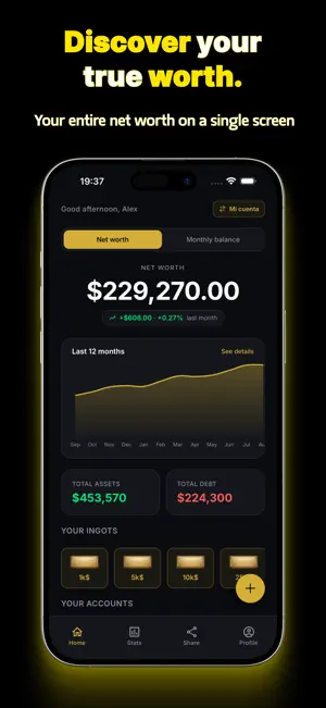 Lingot: Net Worth Tracker screenshot 4