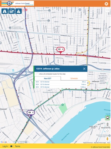 JeT Bus Tracker ipad screenshot 4