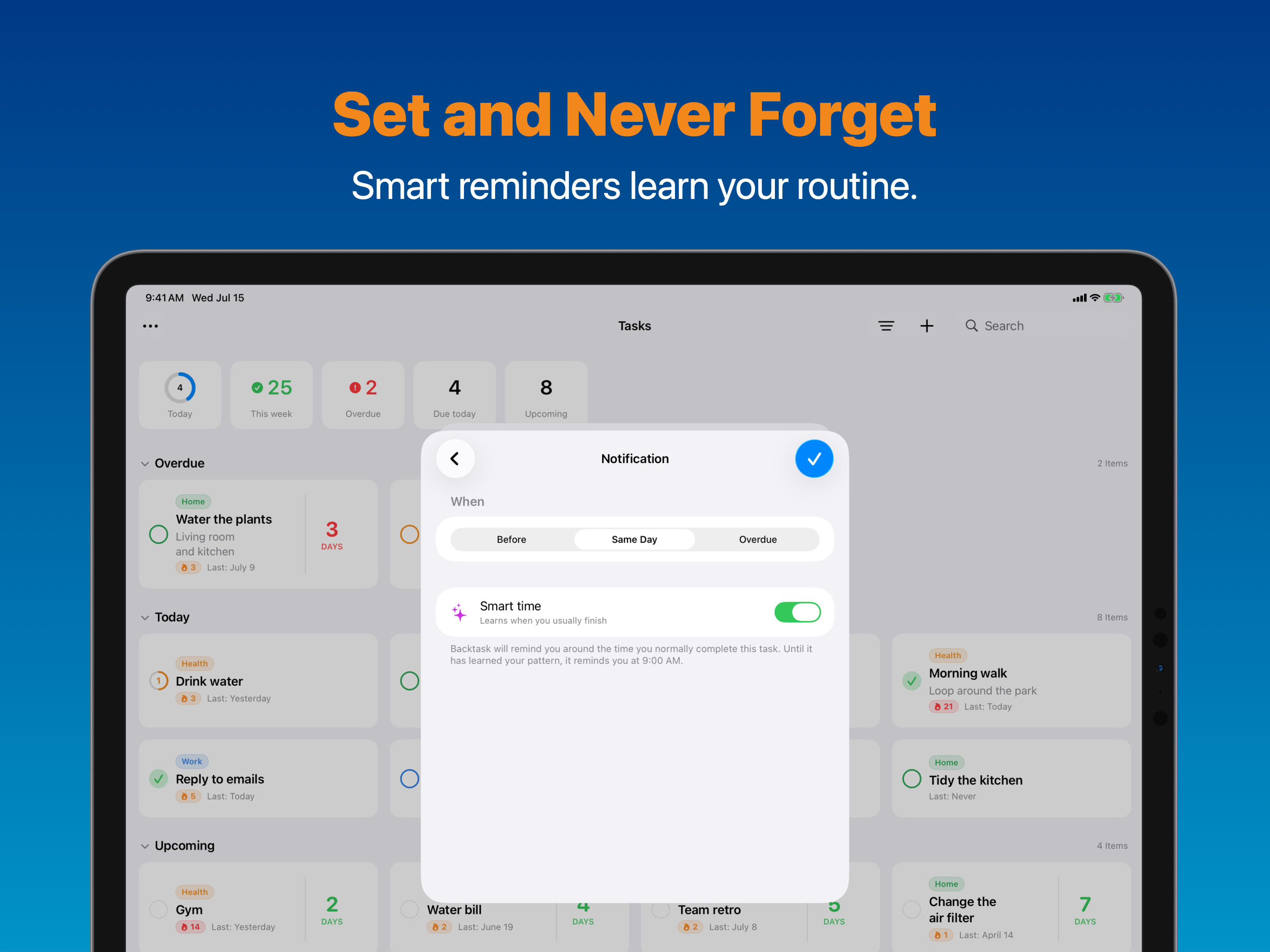 Backtask: Recurring Tasks screenshot 16