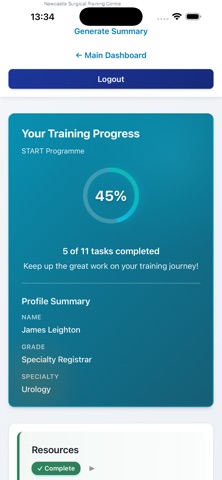 START Skills Tracker screenshot