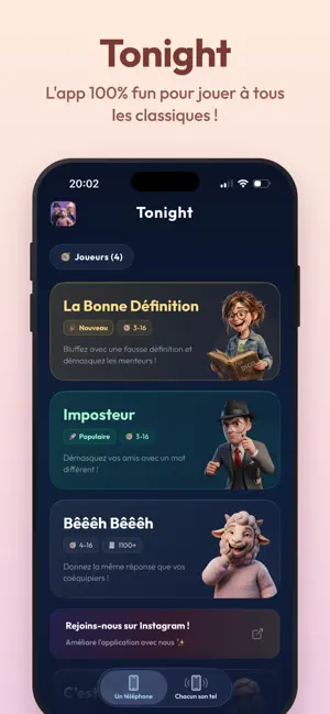Tonight - Jeux de soirée screenshot 1