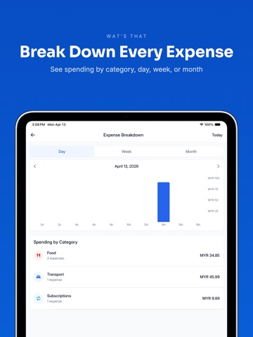 Finance Bro: Track Expenses iPad screenshot