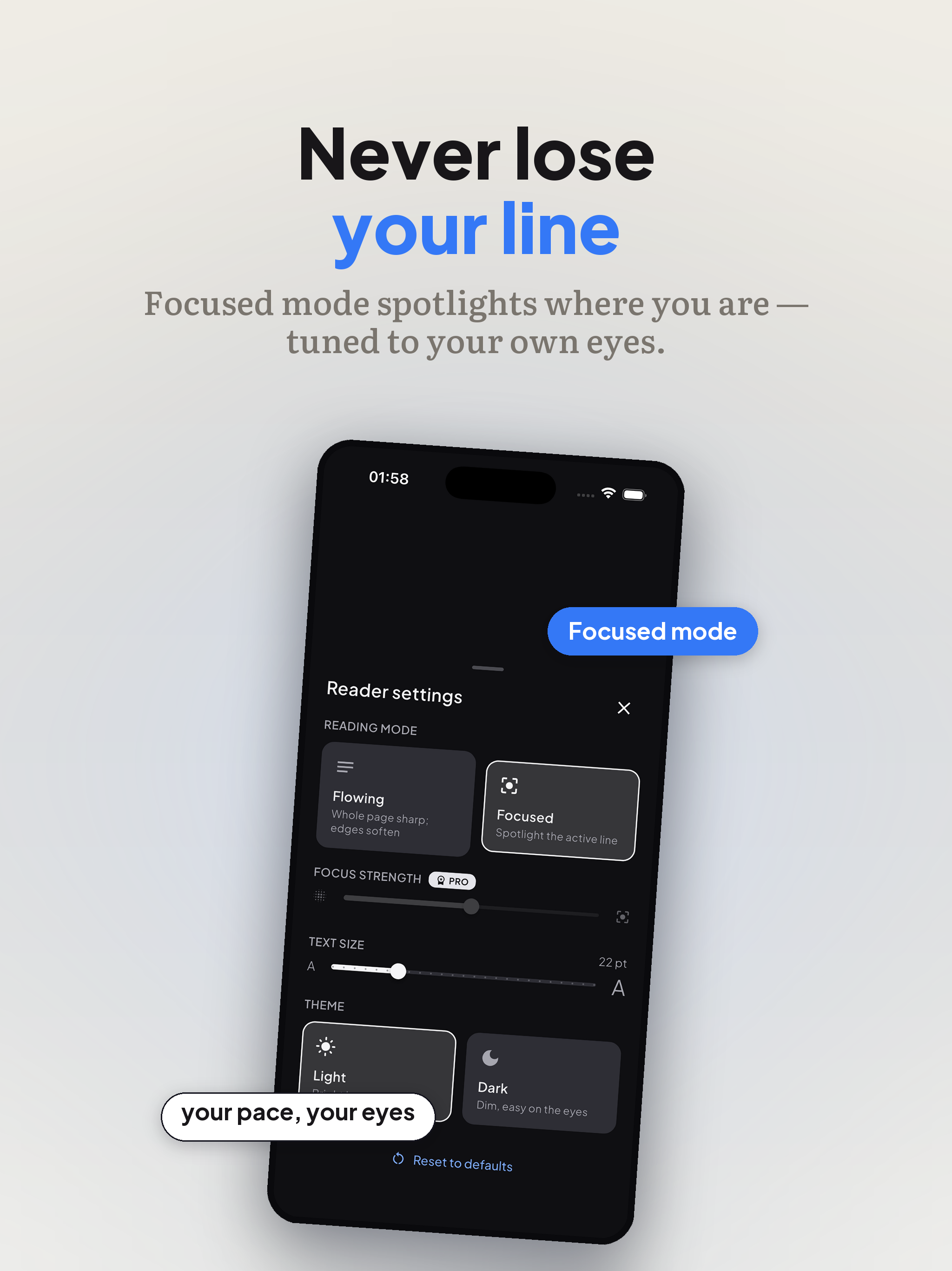 Wisp: Auto Scroll Reader screenshot 6