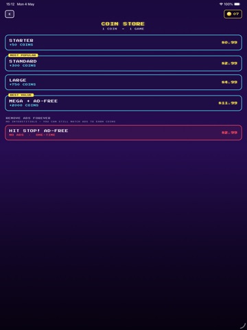 Hit Stop! iPad screenshot