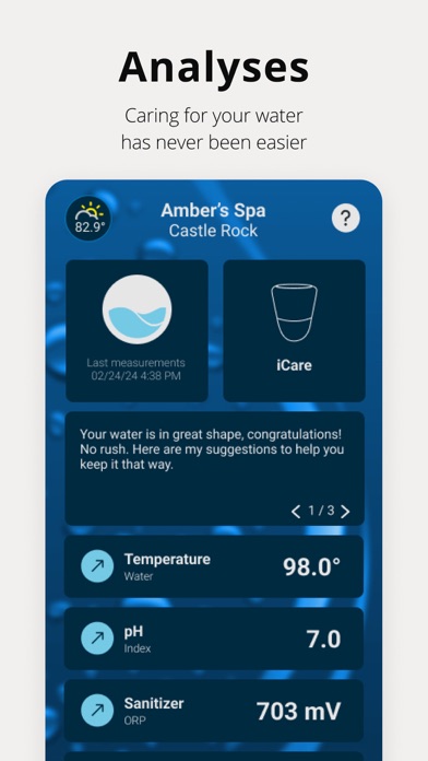 iCare - Ideal Water Care Screenshot