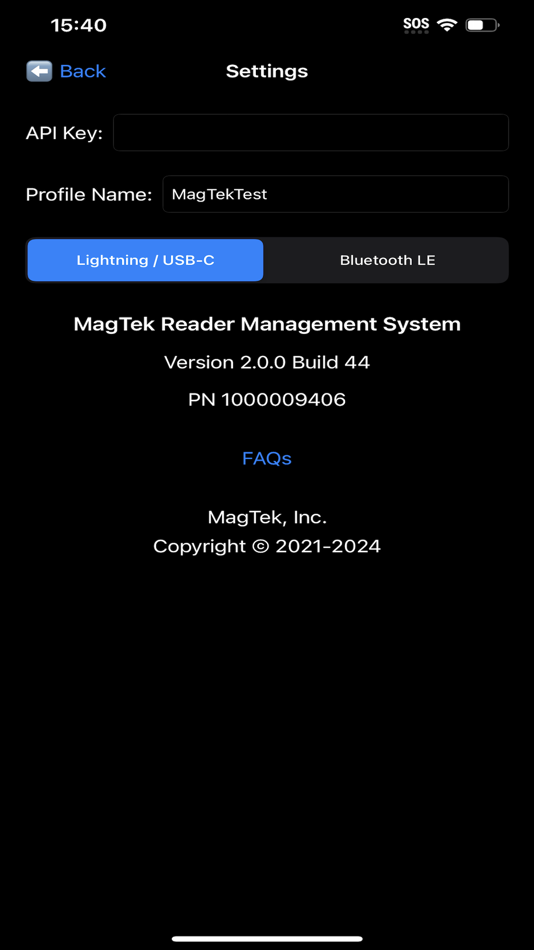 #3. MagTek Reader Management Syst. (iOS) Podle: MagTek, Inc.