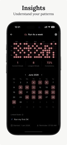 Habit & Goal Tracker: Traction Screenshot 5 of 8