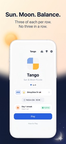 Tango: Sun Moon Logic Puzzle Screenshot 1 of 5