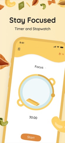 FocusPasta | Focus Timer screenshot