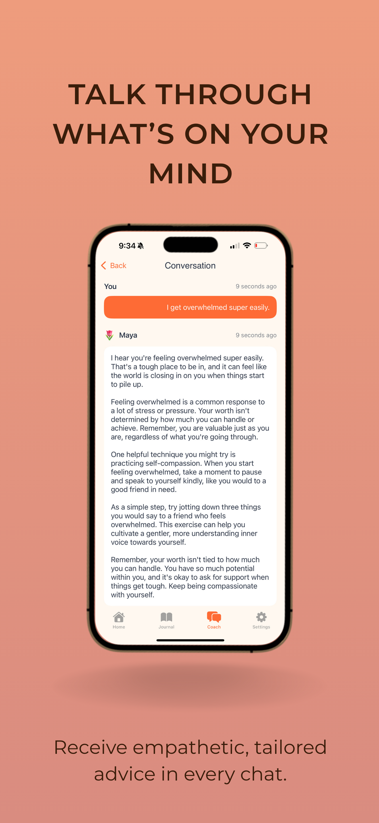 Reframe: AI Mental Health screenshot 3