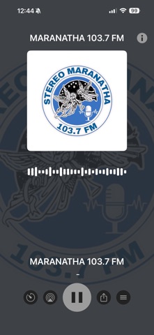 Stereo Maranatha 103.7 FM iPhone screenshot