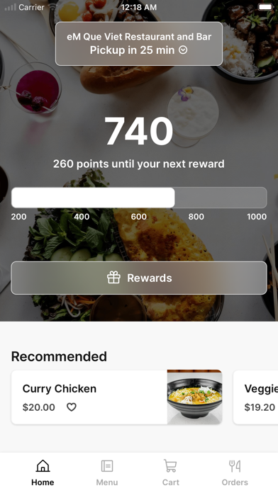 eM Que Viet Restaurant Screenshot