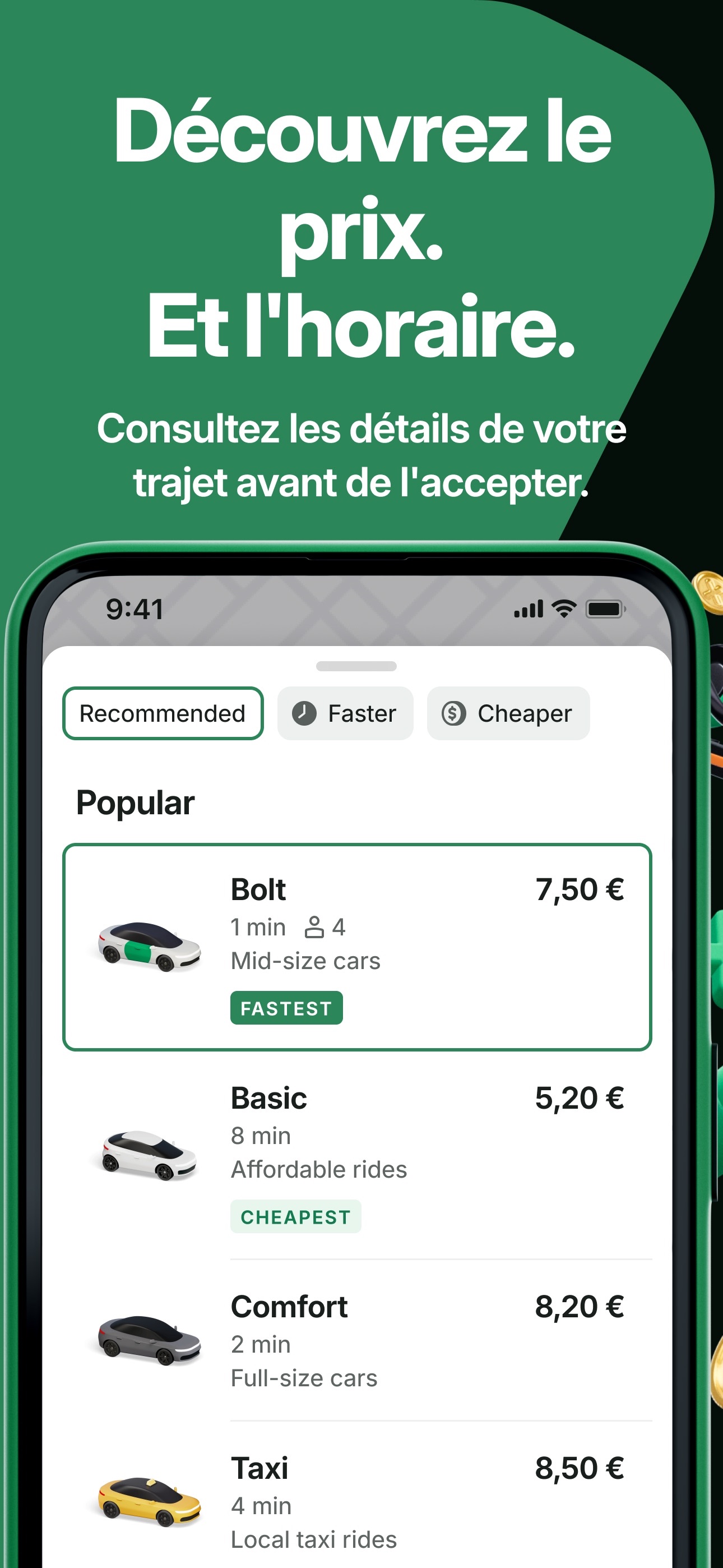 Screenshot 5 of Bolt : Demandez un Trajet 24/7